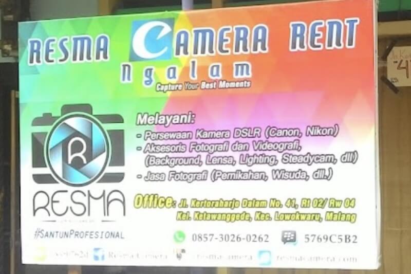 RESMA Camera Rent