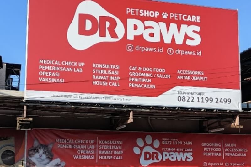 DR PAWS Petshop & Dokter Hewan